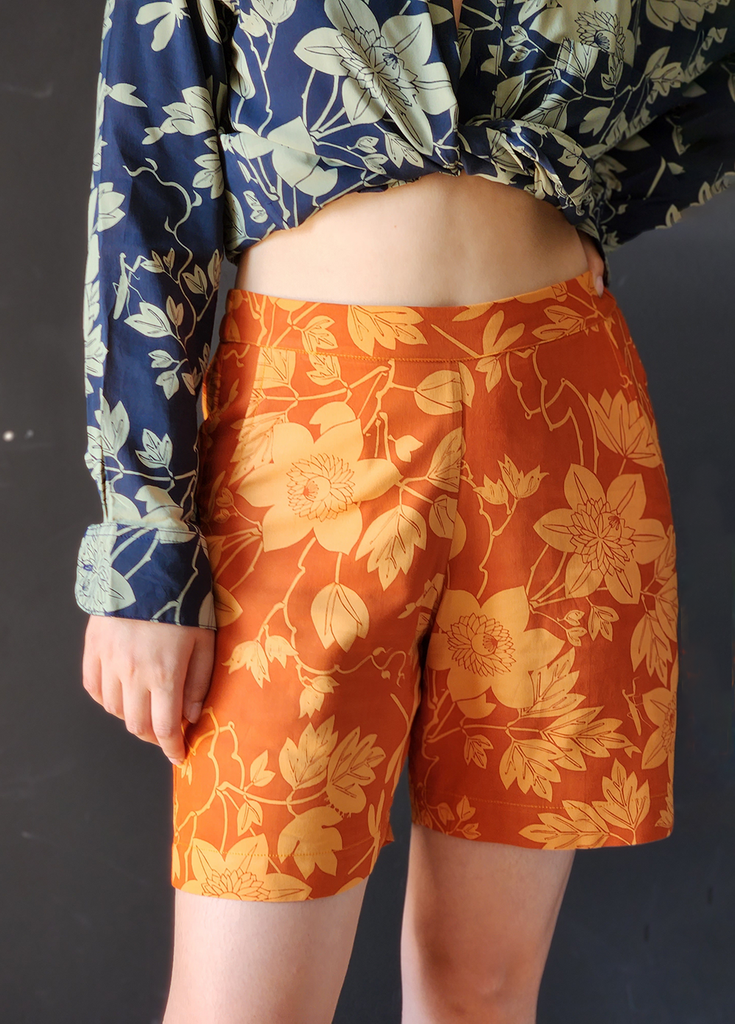 Shorts Rayon | Passion Flower Spice (3 sizes)