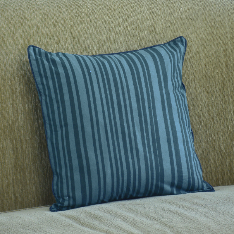 Cushion Cover | Stripes Dark Emerald 45cm/18" (set of 2) - SALE