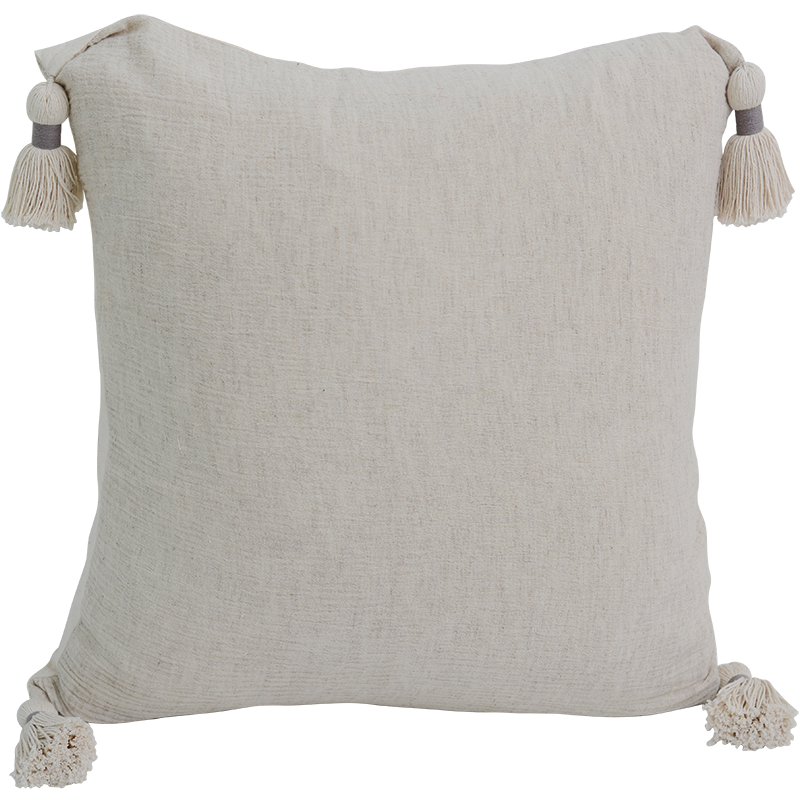Cushion Cover | Natural Crinkle Linen (medium-large) 50cm/20"