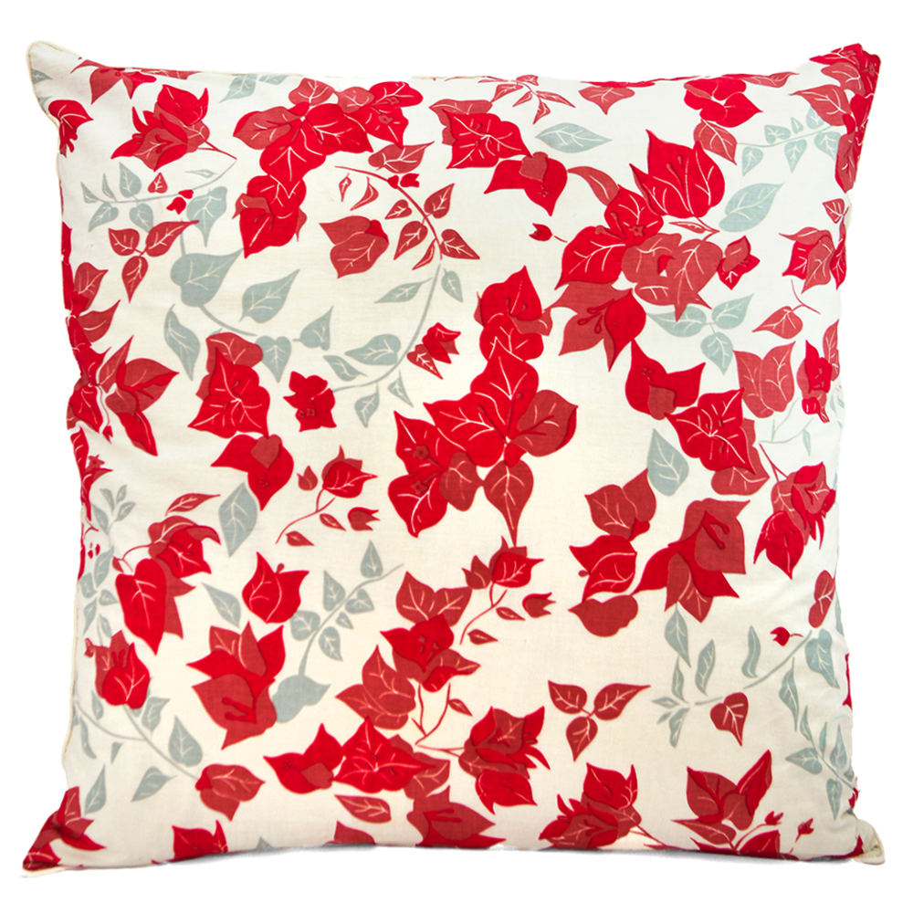 Cushion Cover | Bougainvillea Red (large) 65cm/26" - SALE