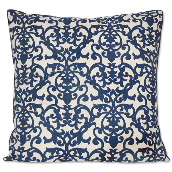 Cushion Cover | Florence Indigo (large) 65cm/26"