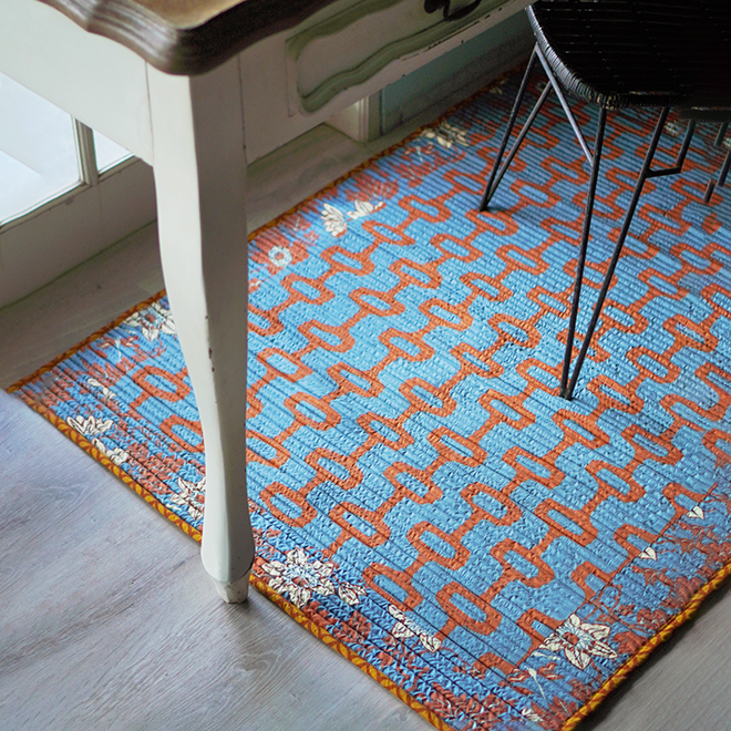 Corded Carpet | Blue Spice