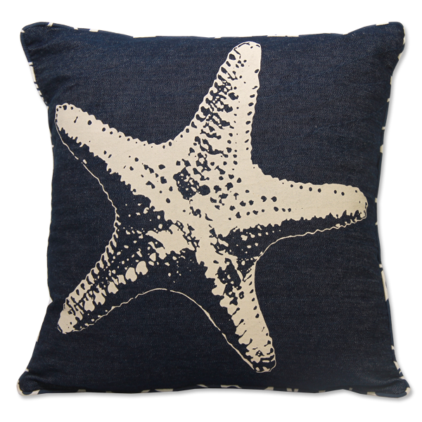 Cushion Cover | Starfish Indigo Denim Small (set of 2)