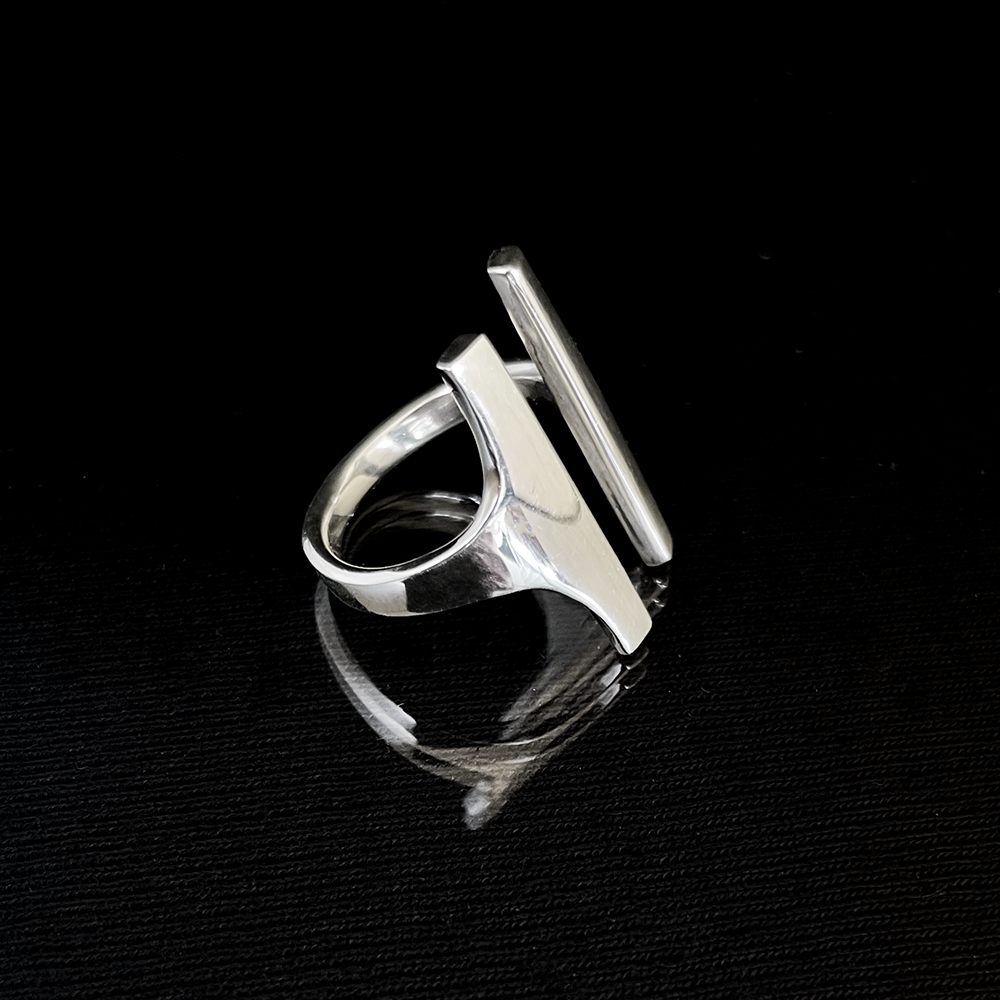Sterling Silver HRH Collection | I-Beam Ring (3 sizes)