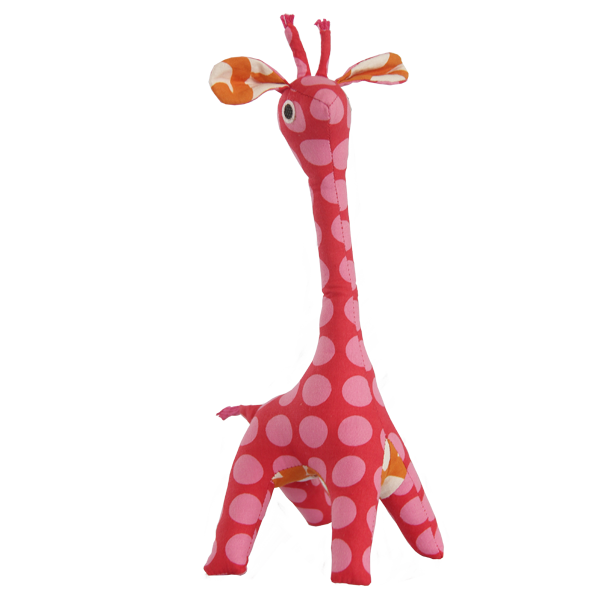 Scrappy Patchwork Giraffe | Pink