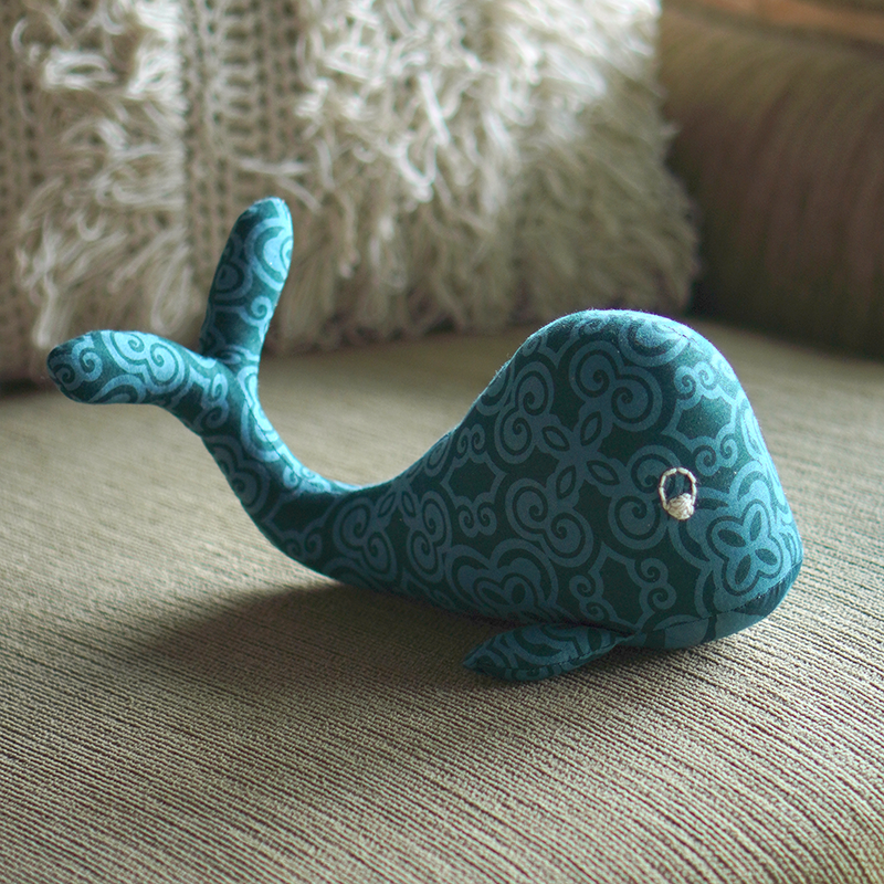 Scrappy Baby Whale | Teal