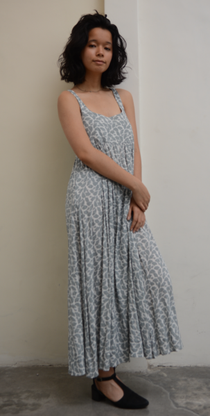 Romantic Dress | Ginkgo Grey (3 Sizes)