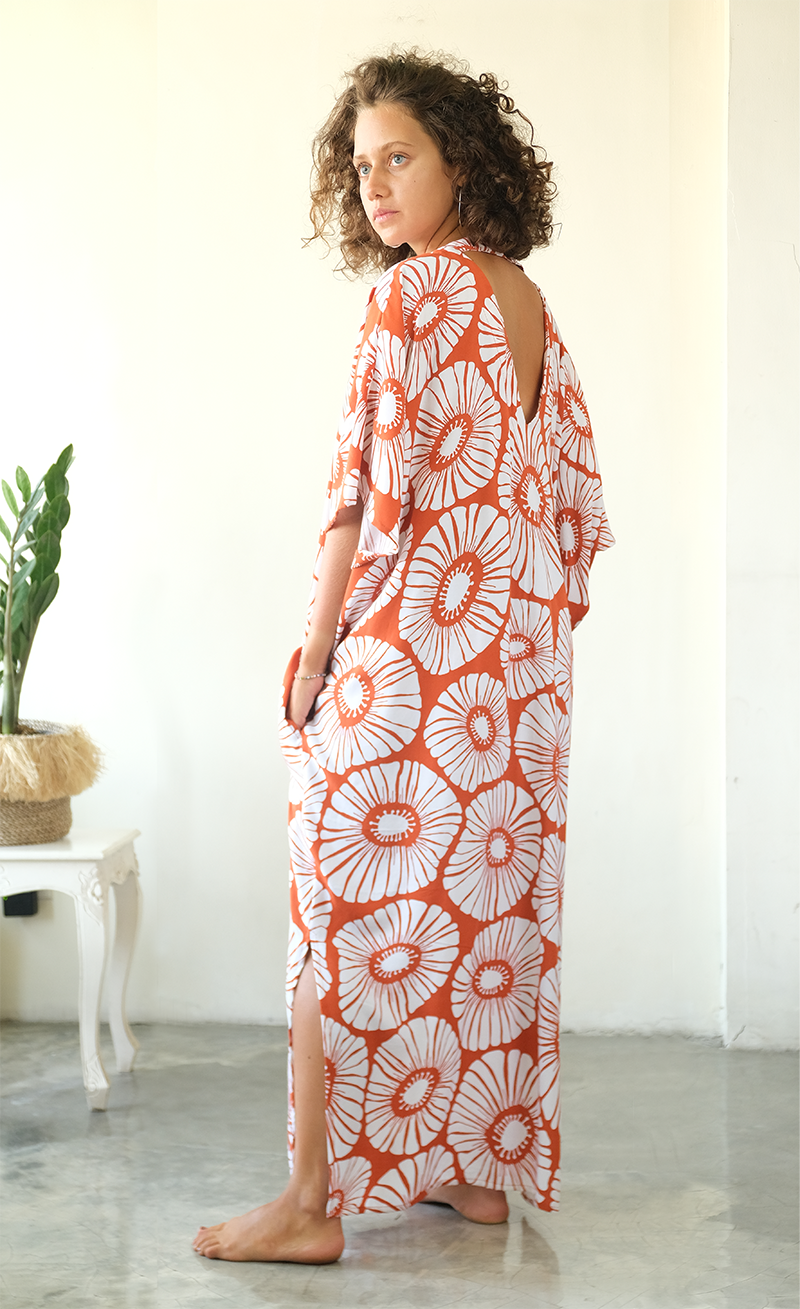 Retro hot sale flower dress