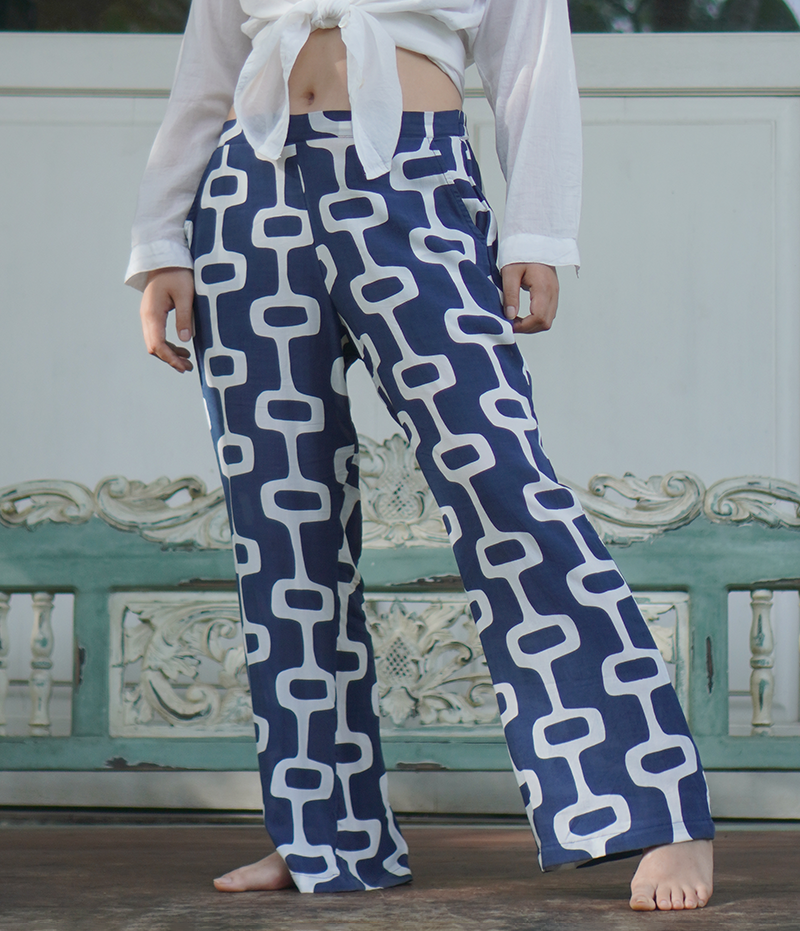 Eco-Deluxe Pajama Pants | Indigo (3 sizes)