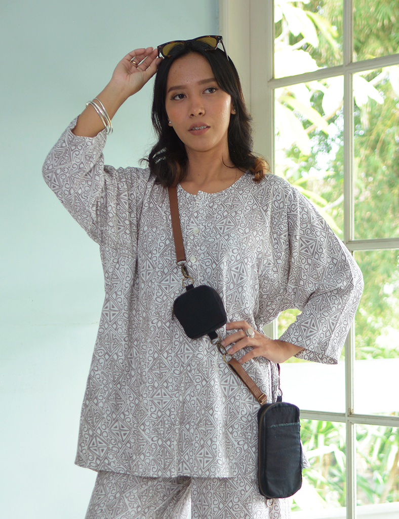 Tunic Top | Toraja Gray (one size)