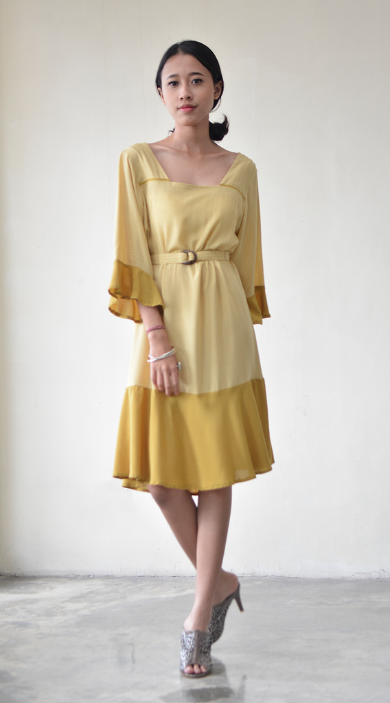 Bell Dress | EcoDeluxe Natural Mango (2 sizes) - SALE