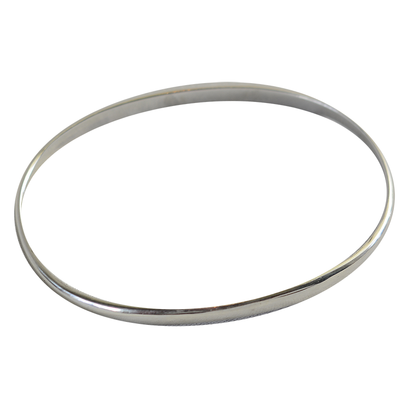Silver Jewelry | Deluxe weight Oval Bangle