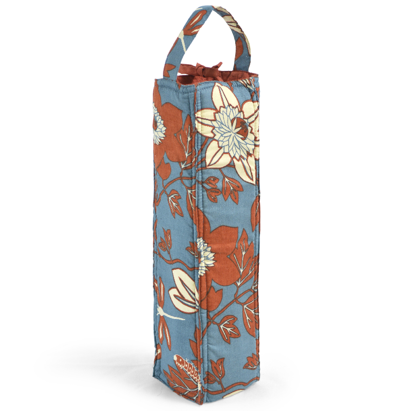 Wine Bag | Passion Flower Blue Spice