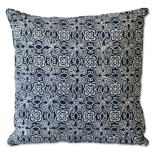 Cushion Cover | Batik Indigo Medium 45cm/18" (set of 2)